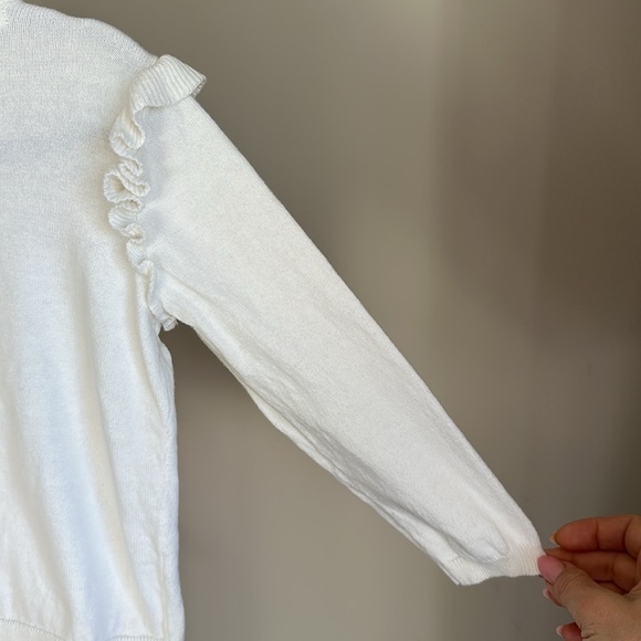 H&M Button Up Ruffle Cardigan 2T - Picture 13 of 13